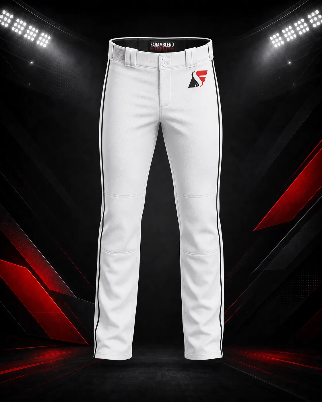 Piped Baseball Pants — Custom Baseball Pants | Faramblend Sports