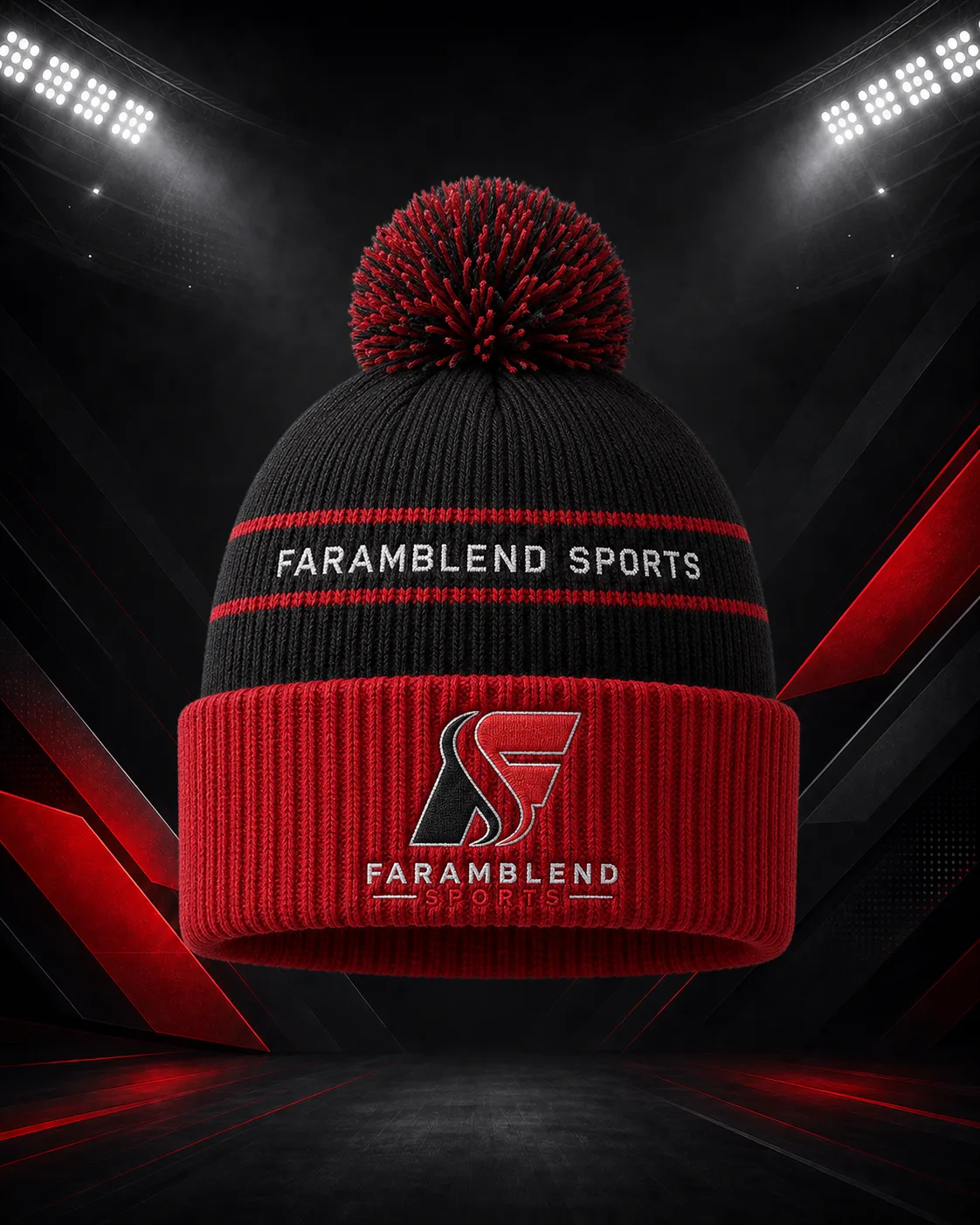 Pom Beanie — Custom Caps & Beanies | Faramblend Sports