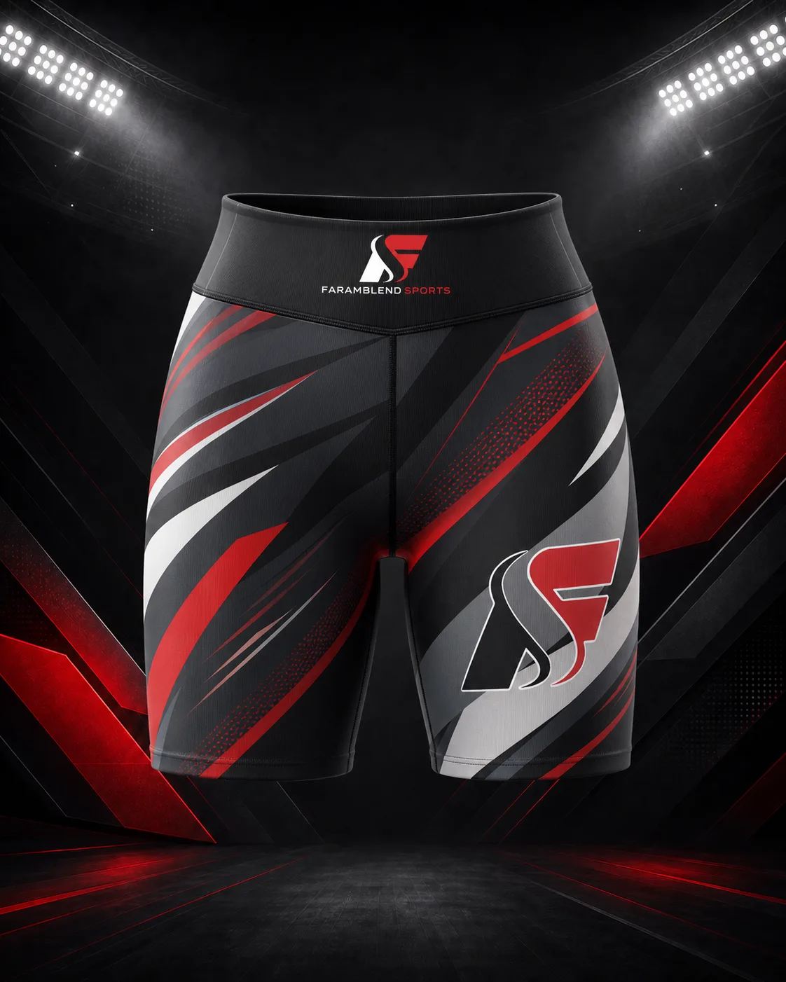 Printed Bike Shorts — Custom Bike Shorts | Faramblend Sports