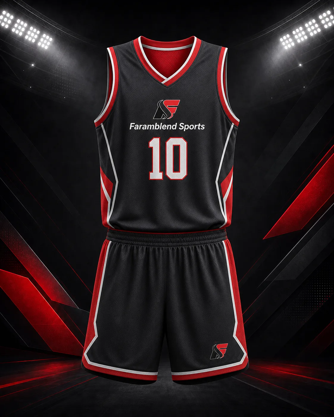 Reversible Basketball Uniform Set — Custom Basketball Uniforms | Faramblend Sports