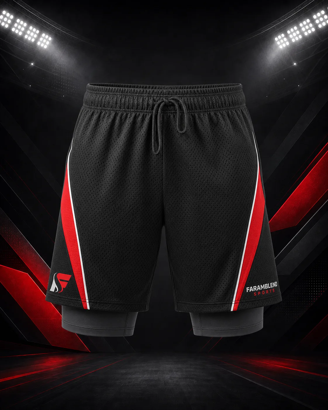 Compression-Lined Baseball Shorts — Custom Baseball Shorts | Faramblend Sports