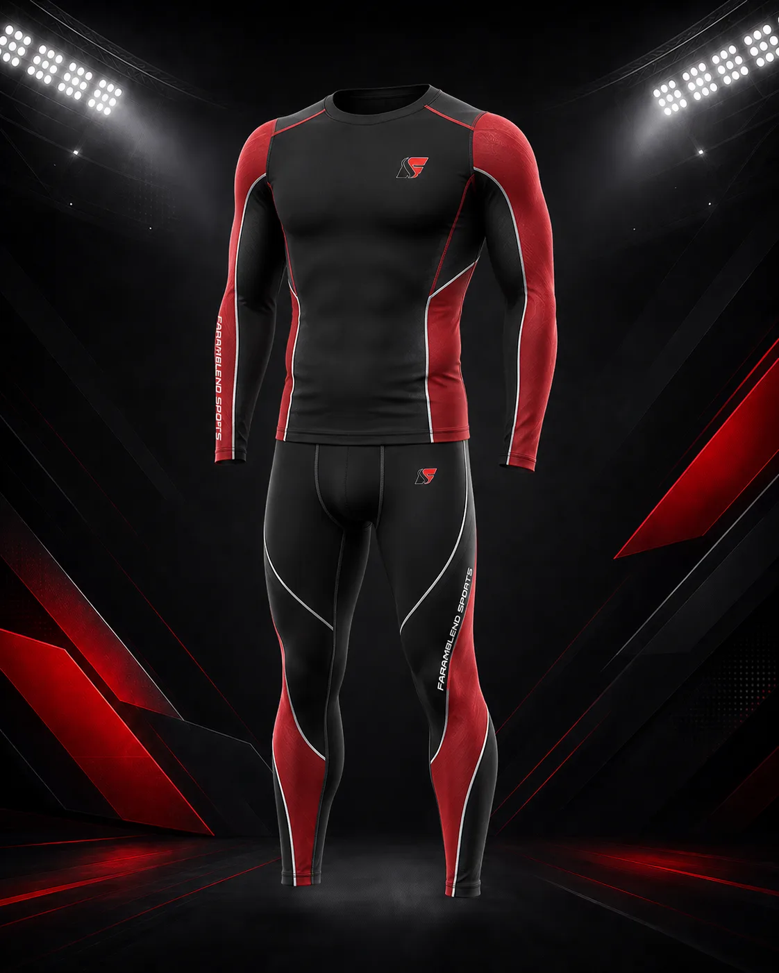 Cold-Weather Compression Base Layer Set — Custom Football Compression Wear | Faramblend Sports