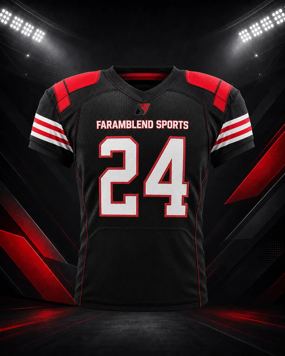Premium Pro-Cut Football Jersey — Custom American Football Jerseys | Faramblend Sports