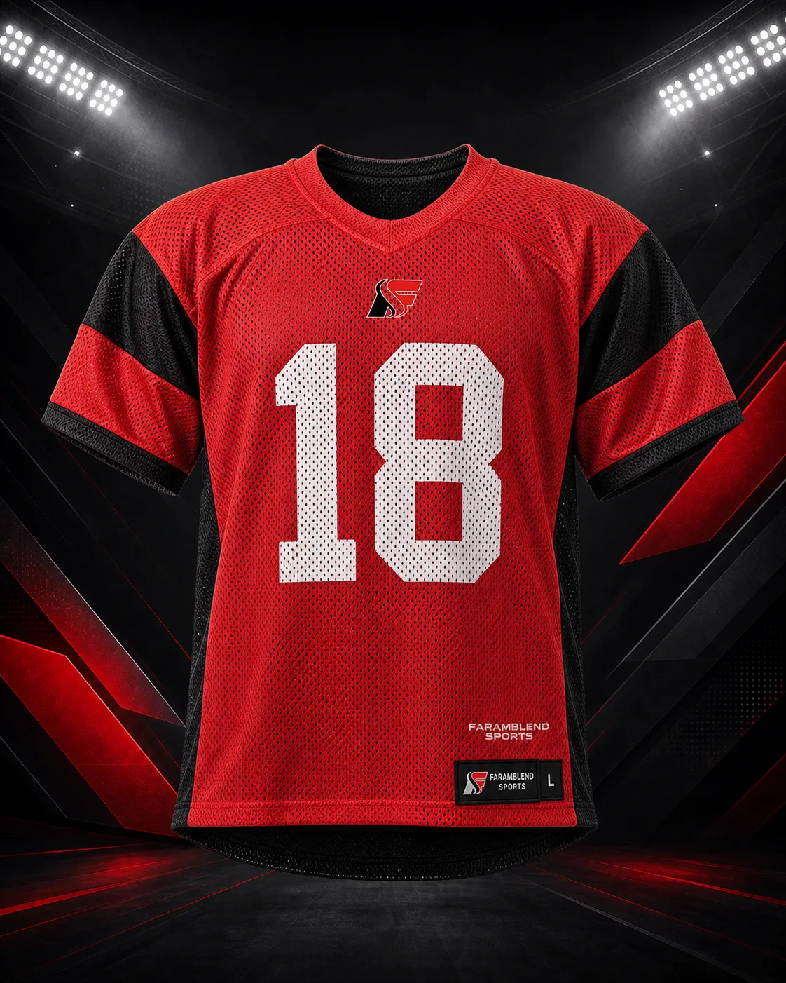 Reversible Two-Tone Practice Jersey — Custom Football Practice Jerseys | Faramblend Sports