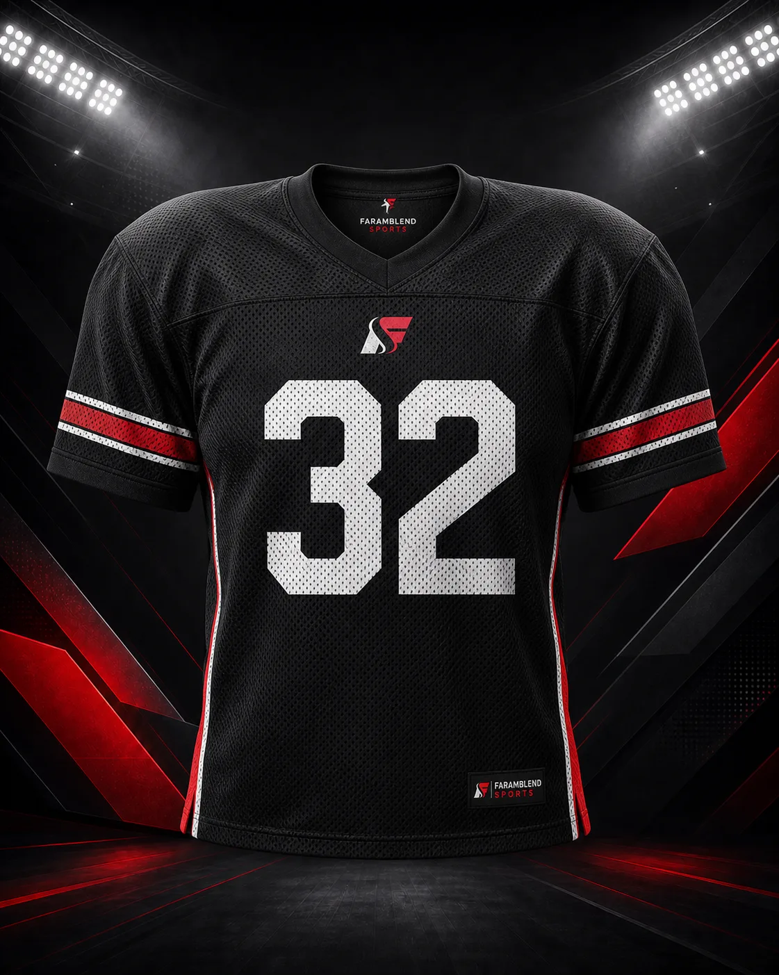 Solid Color Mesh Practice Jersey — Custom Football Practice Jerseys | Faramblend Sports