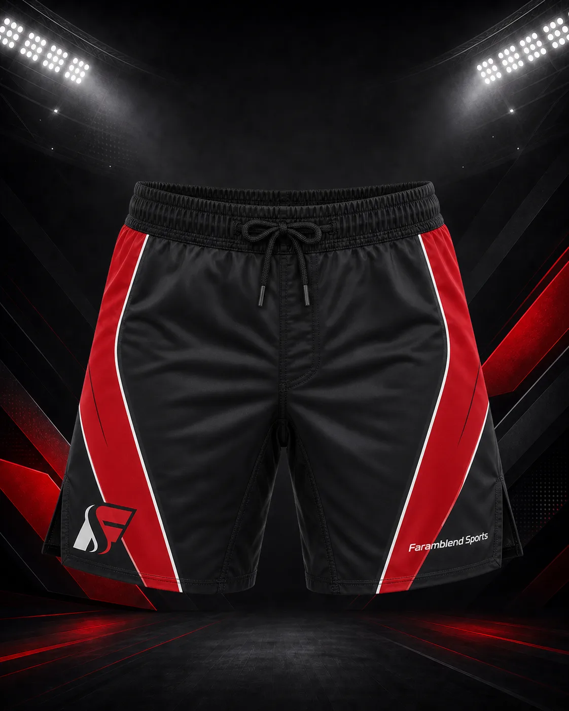 No-Ride Grappling Fight Shorts — Custom Wrestling Shorts | Faramblend Sports