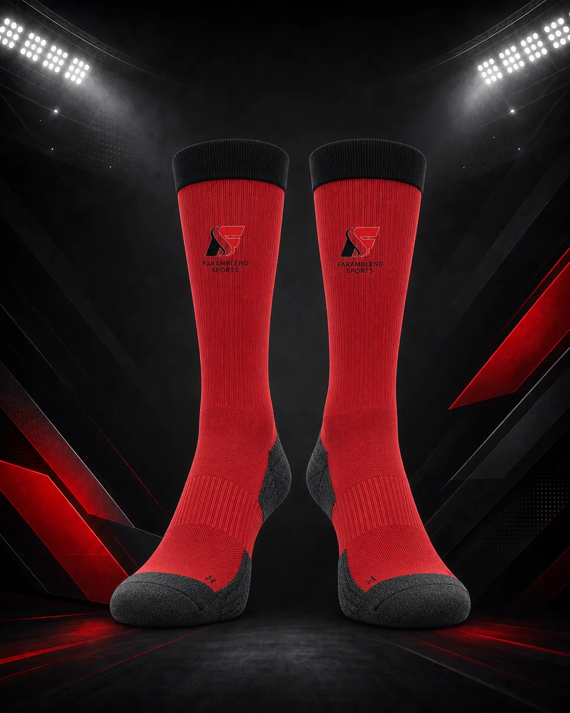 Solid Color Football Socks — Custom Football Socks | Faramblend Sports