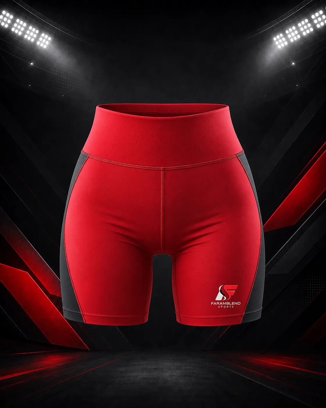 High-Rise Squat-Proof Shorts — Custom Gym Shorts & Tights | Faramblend Sports