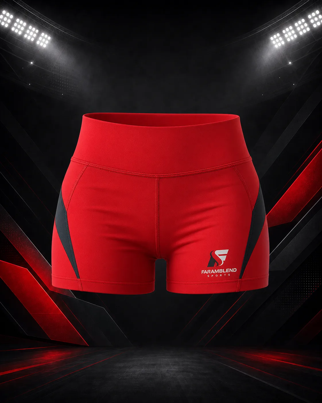 Booty-Shorts Style Gym Shorts — Custom Gym Shorts & Tights | Faramblend Sports