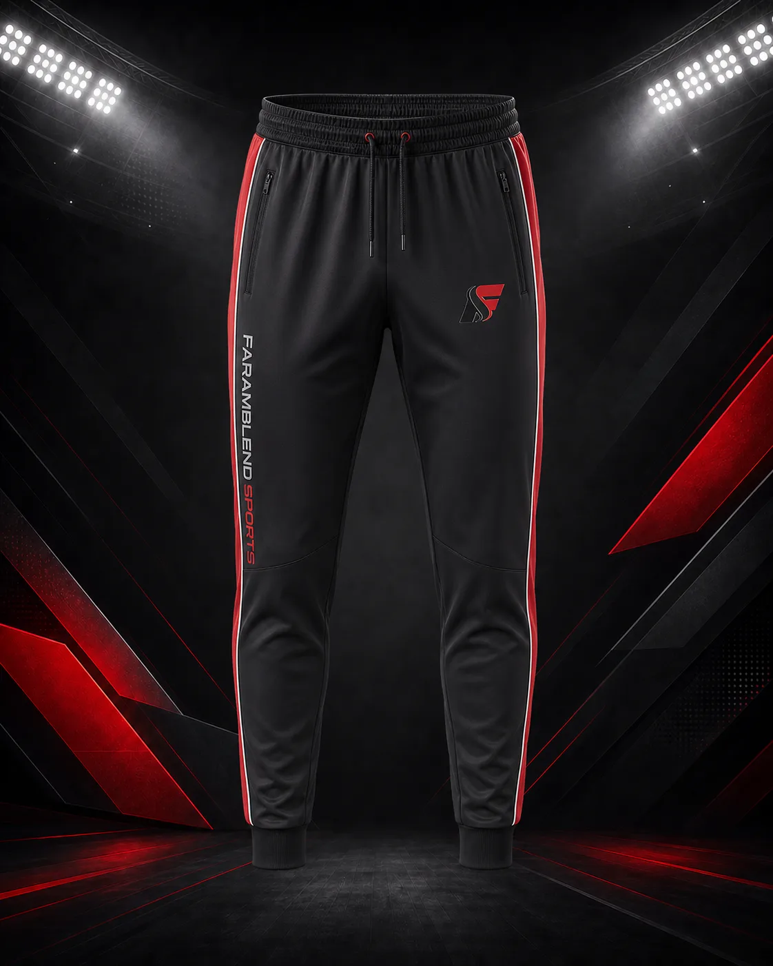 Lightweight Poly Joggers — Custom Joggers & Sweatpants | Faramblend Sports