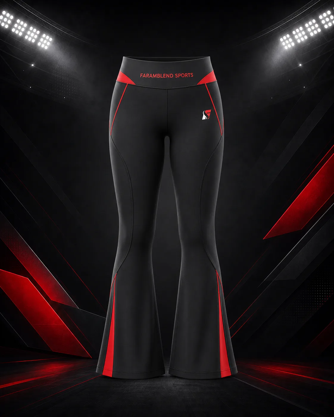 Flared Yoga Leggings — Custom Leggings | Faramblend Sports