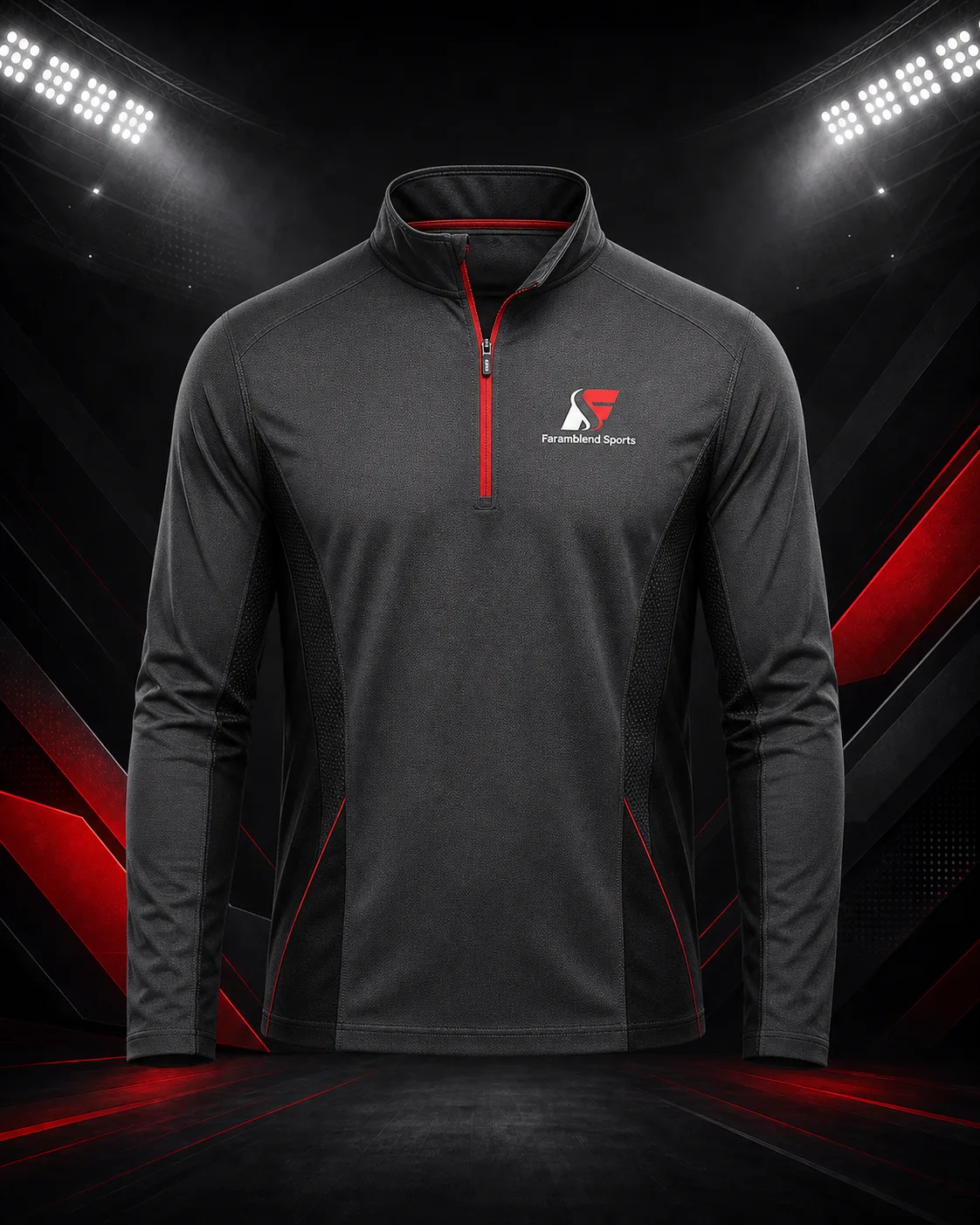 Lightweight Performance Quarter-Zip — Custom Quarter-Zip Pullovers | Faramblend Sports