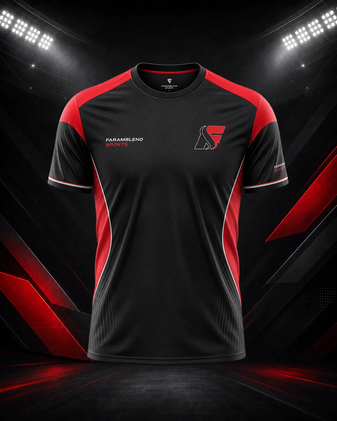 Performance Poly Team Tee — Custom T-Shirts | Faramblend Sports