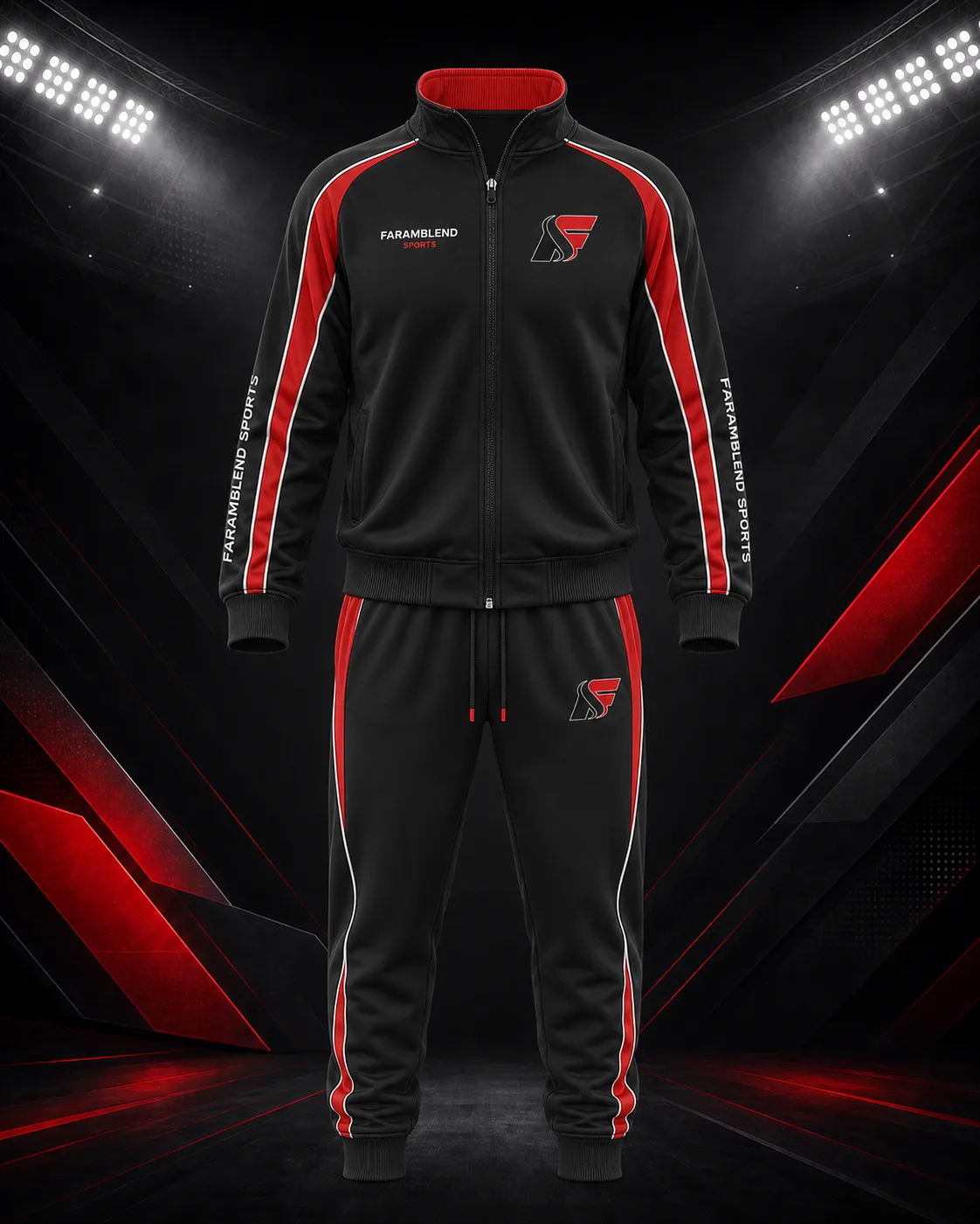 Matching Top-and-Bottom Tracksuit — Custom Tracksuits | Faramblend Sports