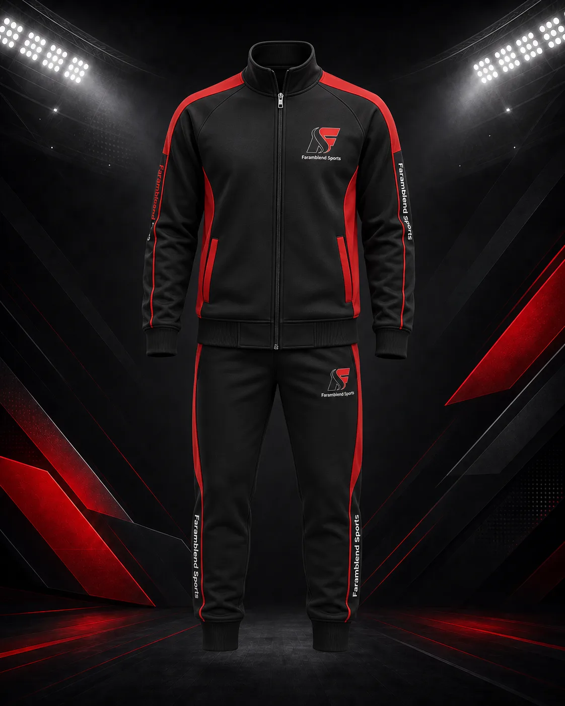 Premium Bonded Fleece Tracksuit — Custom Tracksuits | Faramblend Sports