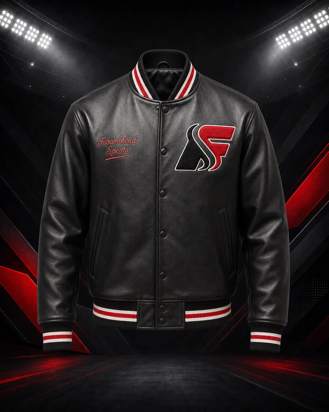 All-Leather Varsity Jacket — Custom Varsity Jackets | Faramblend Sports