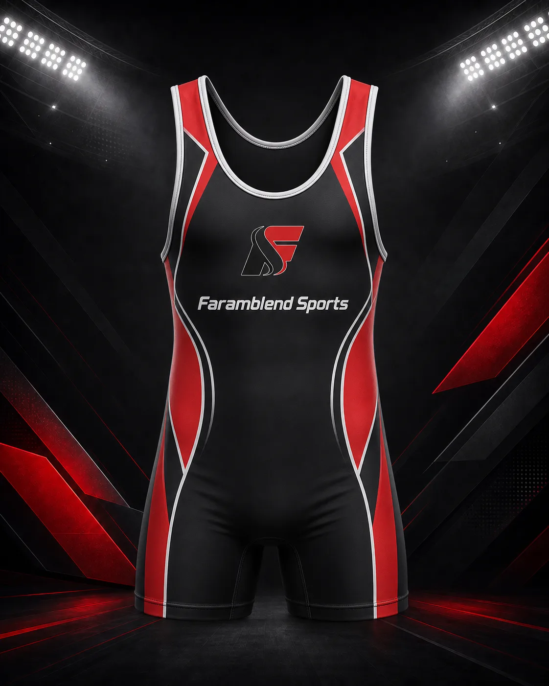 Tournament-Cut Lycra Singlet — Custom Wrestling Singlets | Faramblend Sports