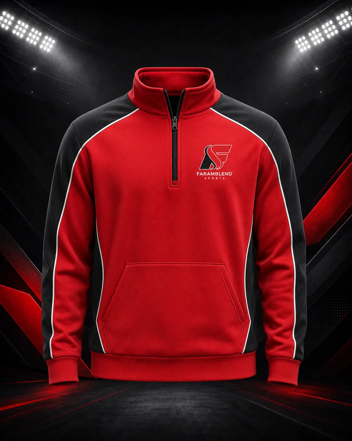 Pullover Half-Zip Baseball Warm-Up — Custom Baseball Jackets & Warm-ups | Faramblend Sports